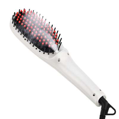 Wholesale manufacturer Innovative Product Steam Hair Brush PTC Fast heated straightening hot mist spray Hair straightener brush