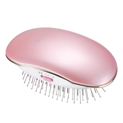 Electric Ionic Hairbrush Mini Anti-Static Scalp Head Massage Comb for Hair Care Hair Growth